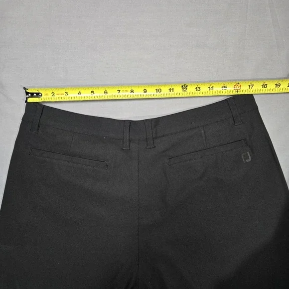 FootJoy Mens Performance Golf Shorts Black Solid W35 1389845 0521‎ - Picture 6 of 7